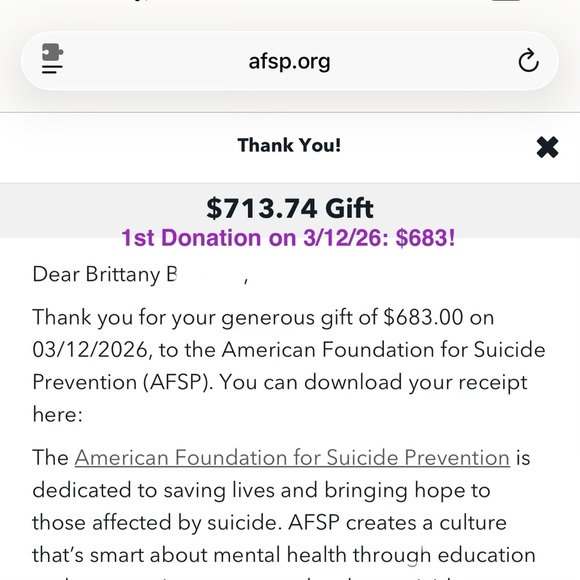 100 Suicide Awareness Stickers - Picture 7 of 7